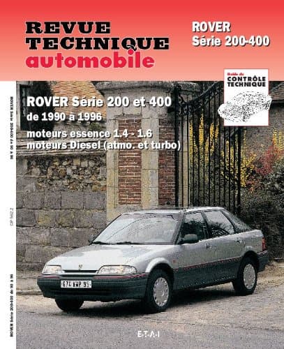 RTA 562.2 Rover 200/400 (90-96) - Manuel Technique de Maintenance Industrielle