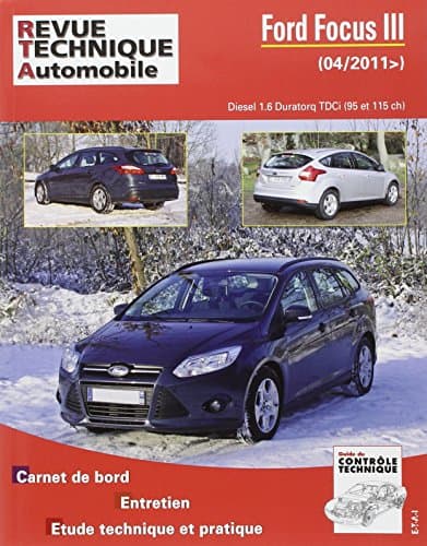 Revue Technique Automobile Ford Focus III 1.6 TDCi 95/115 - RRTAB0771