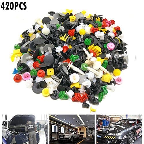 Coffret 420 Rivets Nylon PA66 - Fixations Carrosserie Automotive ISO 9001