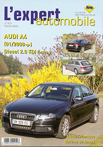 Revue Technique Automobile Audi A4 (B8) 2.0 TDI 143cv - LEA513 - Éd. 2012