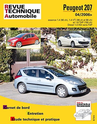 Revue Technique Automobile ETAI B724.5 - Peugeot 207 & CC (04/2006-2012)