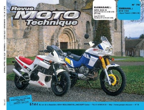 Revue Moto Technique RMT 76 - Kawasaki GPZ 500S & Yamaha XTZ 750 Super Ténéré