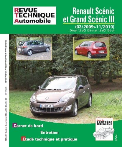 RTA B756 Renault Scénic III (04/2009-11/2011) - Moteurs 1.5 dCi & 1.9 dCi