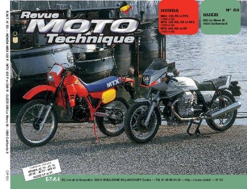 Revue Technique RMT 53.1 - Honda MBX/MTX 125-200 & Moto Guzzi 850-1000