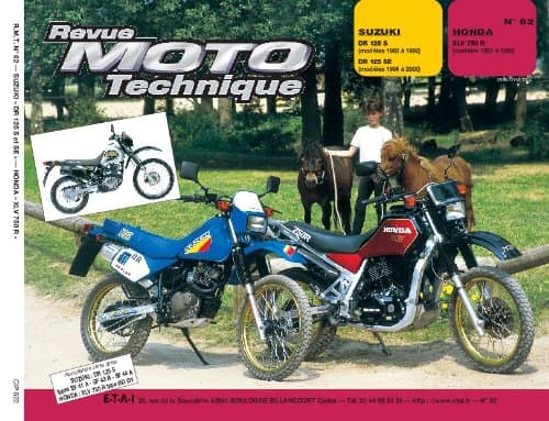 Revue Technique RMT 62.2 : Suzuki DR125S/SE (1983-00) & Honda XLV750R (1983-86)