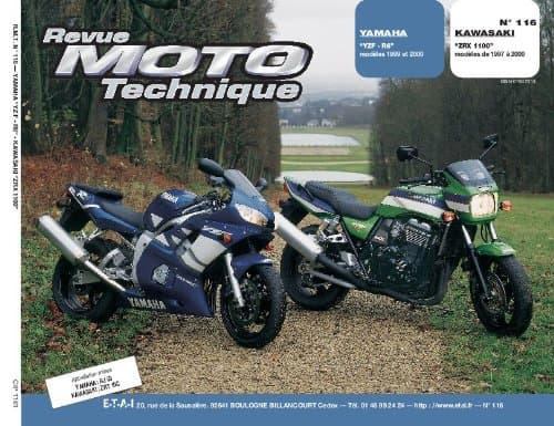 Revue Technique RMT 116.1 - Yamaha YZF R6 (99-00) & Kawasaki ZRX 1100 (97-00)
