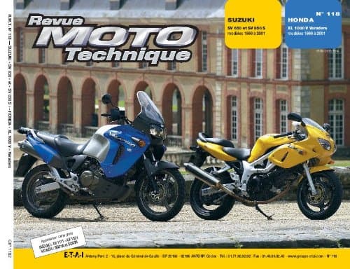 Revue Technique RMT 118.2 - Honda XL1000V (99-01) & Suzuki SV650/S (99-01)