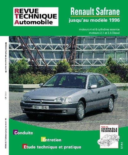 RTA 722.1 Renault Safrane (92-96) - Manuel de Maintenance Technique et Schématique