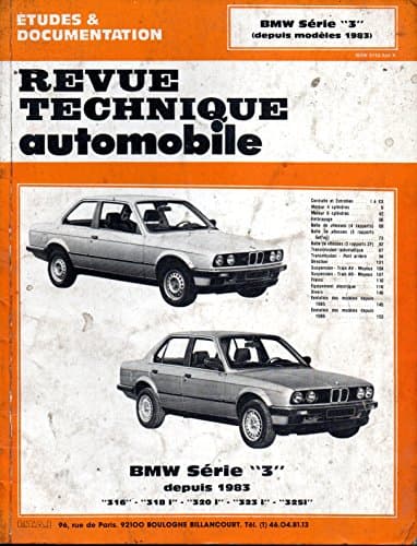 RTA 448.3 BMW Série 3 E30 (1983-1990) : Manuel de Maintenance et Réparation