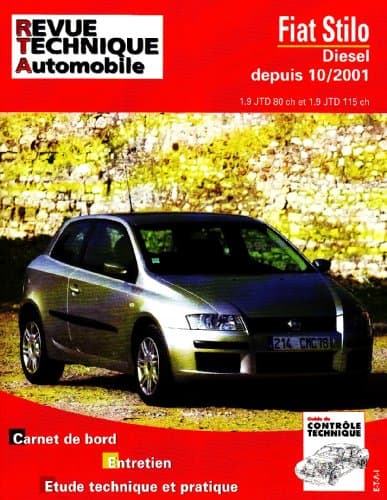 RTA 661.1 Fiat Stilo Diesel (10/2001+) - Moteurs 1.9 JTD 80/115 - E-T-A-I