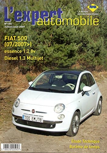 Revue Technique Automobile (RTA) FIAT 500 (07/2007+) - Essence 1.2 8v & Diesel 1.3 MJT