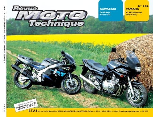 RMT 102 : Manuel Technique Yamaha XJ900 Diversion & Kawasaki ZX-6R Ninja