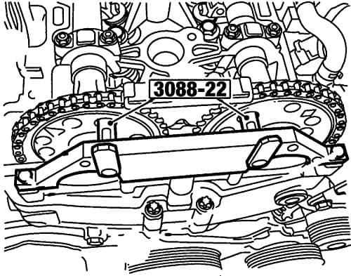 Coffret Calage Distribution HAZET 3088/7 - Opel 1.6/1.8 Twinport & 2.2-16V