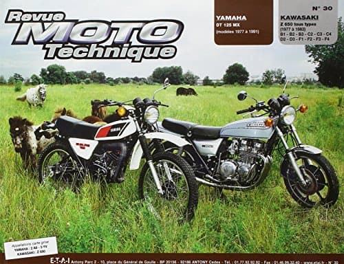 Revue Moto Technique RMT 30.1 - Yamaha DT125MX & Kawasaki Z650 (77-91)