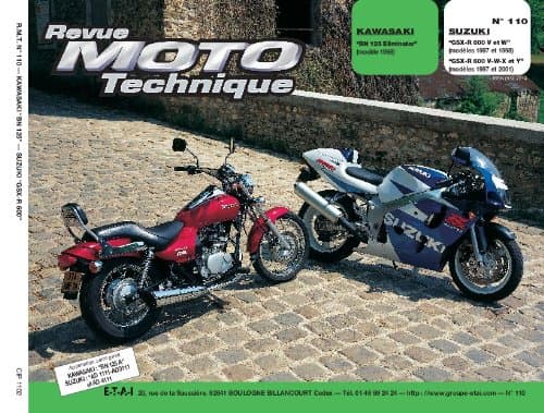 RMT n°110 Kawasaki BN125 (98) & Suzuki GSX-R 600 (97-01) - Édition Technique