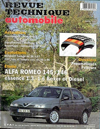 RTA 595 Alfa Romeo 145/146 (94-97) - Boxer 1.3/1.6 & 1.9 TD - Revue Technique