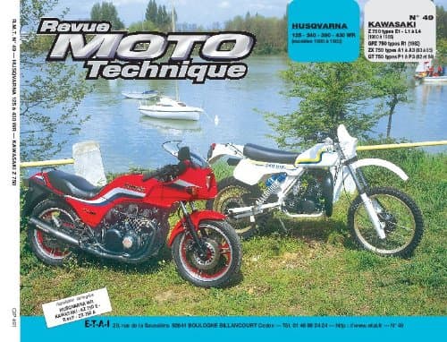 Revue Moto Technique n°49 : Husqvarna WR 125/240/430 & Kawasaki Z750/GPZ750