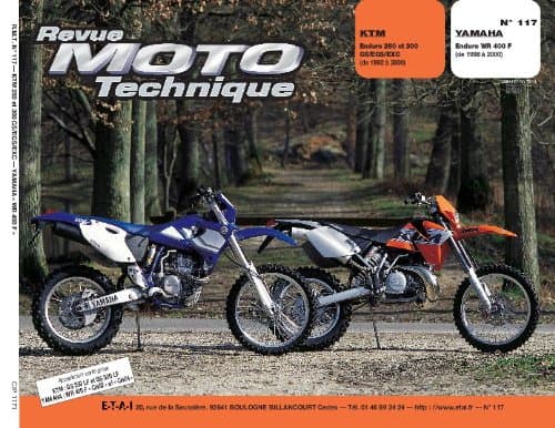 Revue Moto Technique RMT 117.1 - KTM 250/300 EXC & Yamaha WR400F (1992-2000)