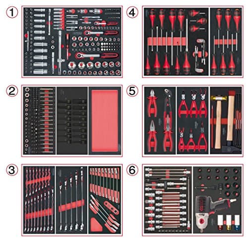 KS TOOLS 714.0425 Composition d'outils 429 pièces - 6 modules mousse HD