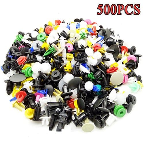 Coffret 500 Rivets Plastique POM - Fixations Auto Universelles 5-10mm ISO 9001