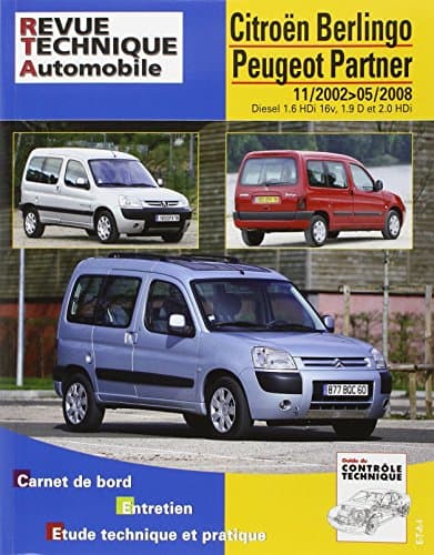 RTA 111.2 Citroën Berlingo/Peugeot Partner Diesel (11/02-05/08) - Éd. E-T-A-I