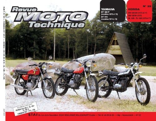 Revue Technique RMT 22.1 : Honda CB125/XL/TL & Yamaha DT125/175 (1974-1978)
