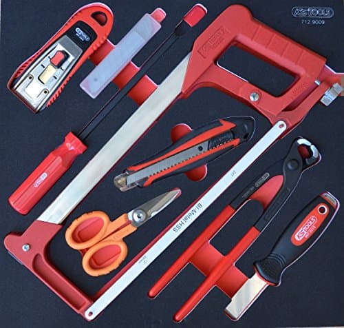 KS TOOLS 712.9009 Module de Coupe Professionnel 9 Pièces - Mousse Haute Densité
