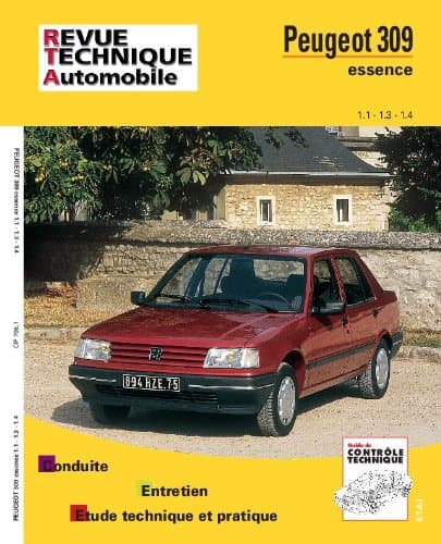 RTA 706.1 Peugeot 309 Essence 1.1 à 1.4 : Guide de Maintenance Technique Expert